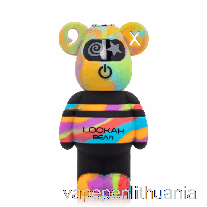 Lookah Bear 510 Baterija Geltona Tiedie Vape Skystis